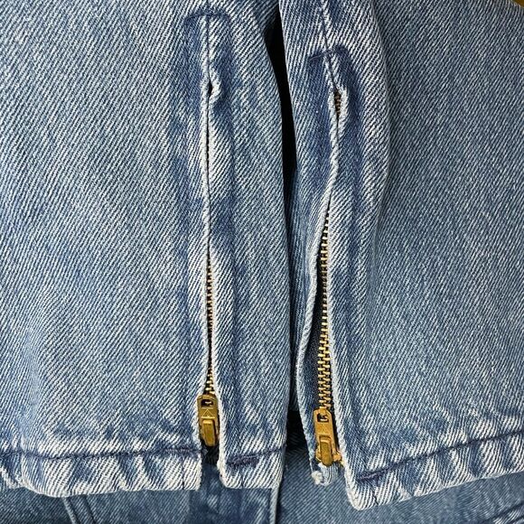 Vintage Guess Jeans High Waist Tapered Ankle Zip Mom Denim USA Made Size 30 | 10 - Picture 9 of 14